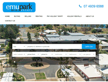 Tablet Screenshot of emuparkrealestate.com.au